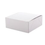 6.25x6.25x2.5" White Cake Box 250/pk