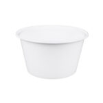 1500ml (50oz) White Plastic Bowl, fits PG178 lid - 300/cs