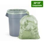 30x39" 1.1mil Compostable Bin Liner 96/cs
