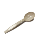 6" Medium Weigh Paddy Fiber Soup Spoon Biodegradable 1000/cs