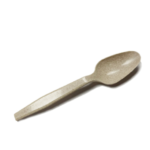 6" Medium Weigh Paddy Fiber Tea Spoon Biodegradable 1000/cs