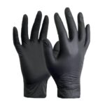 5mil Black Nitrile Disposable Glove Large